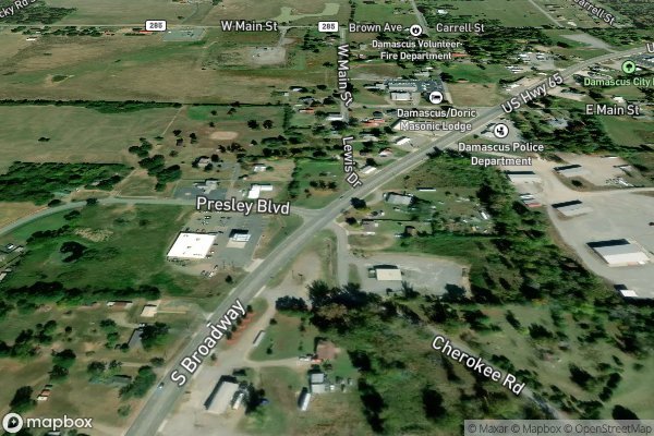 electrical troubleshooting and repair in Damascus AR 72039 - Aerial View