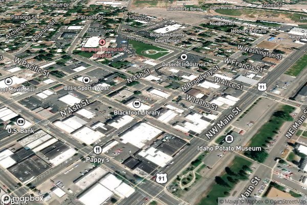 electrical troubleshooting and repair in Blackfoot ID 83221 - Aerial View