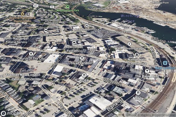 electrical troubleshooting and repair in New London CT 06320 - Aerial View